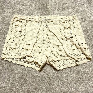Crochet shorts